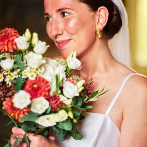 Bouquet de mariée déstructuré & éclaté