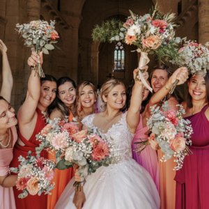 Mariage en Teintes Corail
