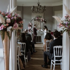 Mariage romantique au château de La Pouyade