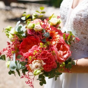 Mariage coloré au Château de Maumont