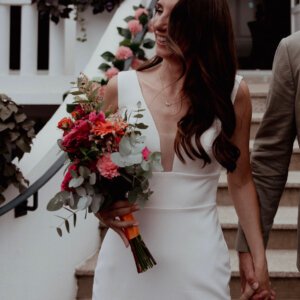 Bouquet de mariée déstructuré & éclaté