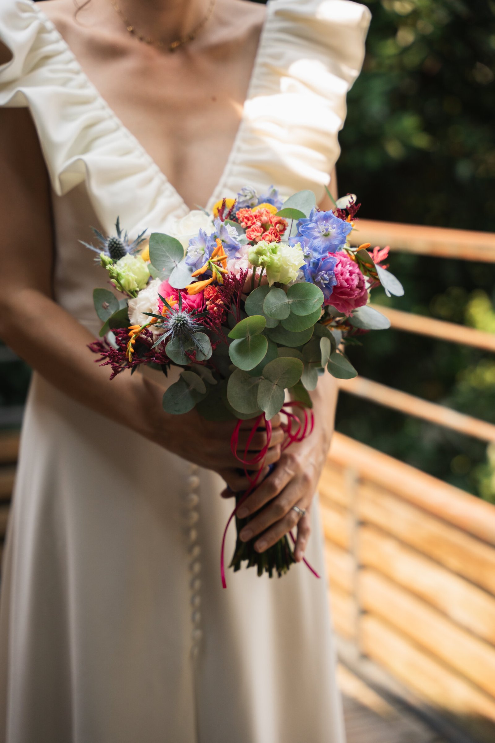 mariage coloré au Quai des Pontis