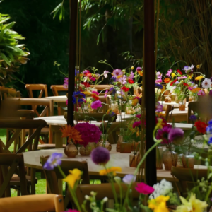 Mariage coloré au Vieux Logis